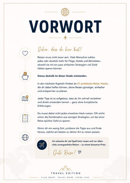TravelX™ – 21 Reise-Hacks