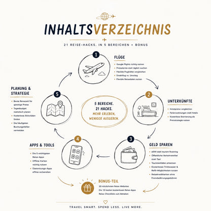 TravelX™ – 21 Reise-Hacks